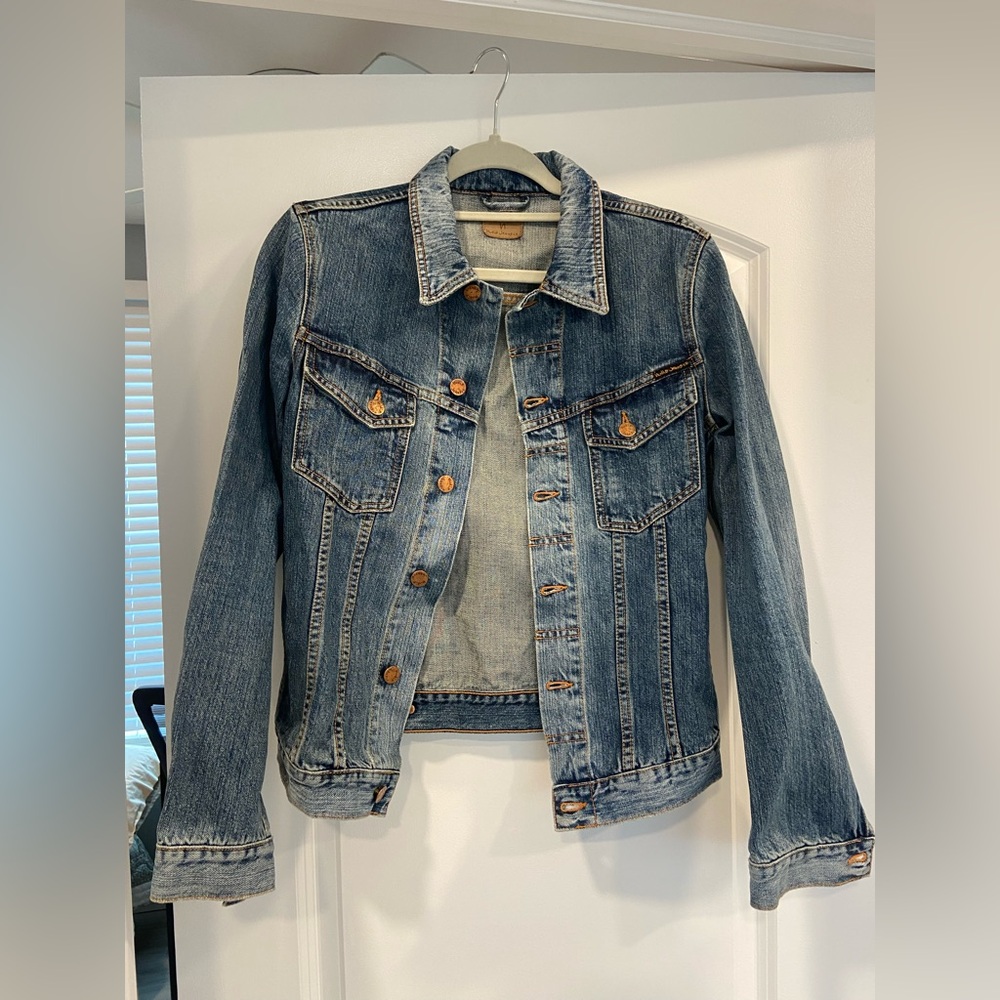 Men's Nudie Jeans Medium Wash Jean Jacket size XS